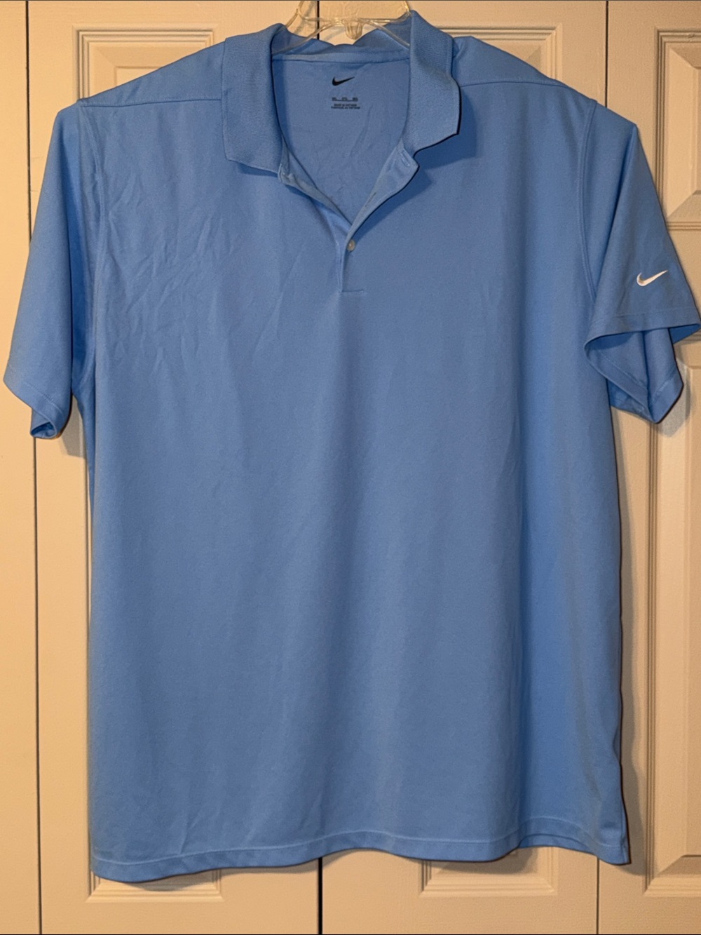 Nike Light Blue Short Sleeve Polo Golf Shirt Men's Size 3X